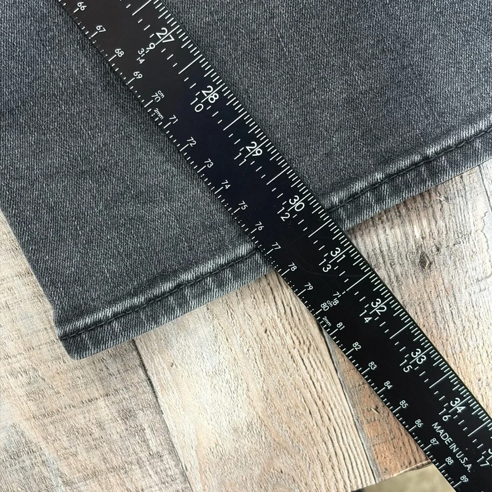 True Religion Ricky Jeans Mens 36 Faded Black Relaxed Straight Flap Pocket Y2K